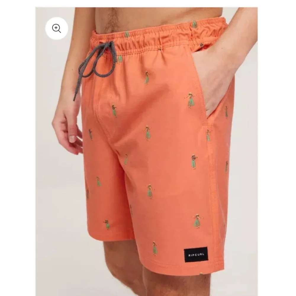 Rip Curl Mens Hula Beach Volley Short‎ size Large Peach